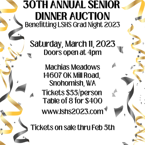 LSHS 30th Annual Senior Dinner Auction